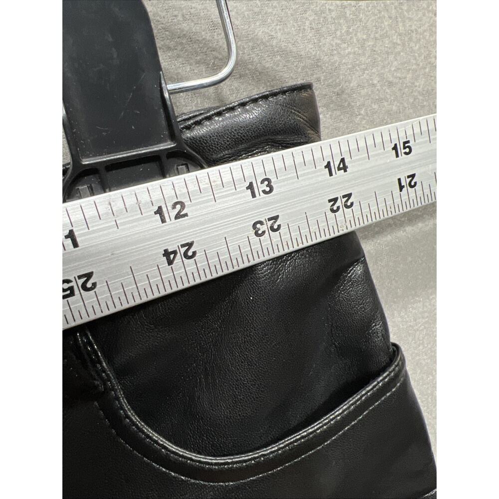 Aritzia Wilfred The Melina Black Faux Leather Pants Womens Size 4 - Picture 11 of 12